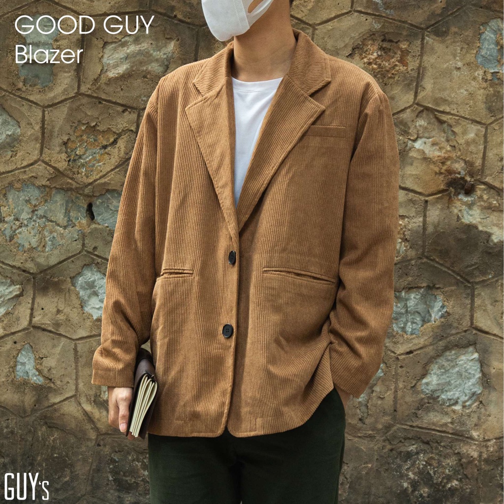 [HÀNG THIẾT KẾ] Áo Khoác Blazer Nhung Tăm Good GUY Blazer GUY's CLoset - Áo Blazer Vintage Chất liệu Nhung Tăm