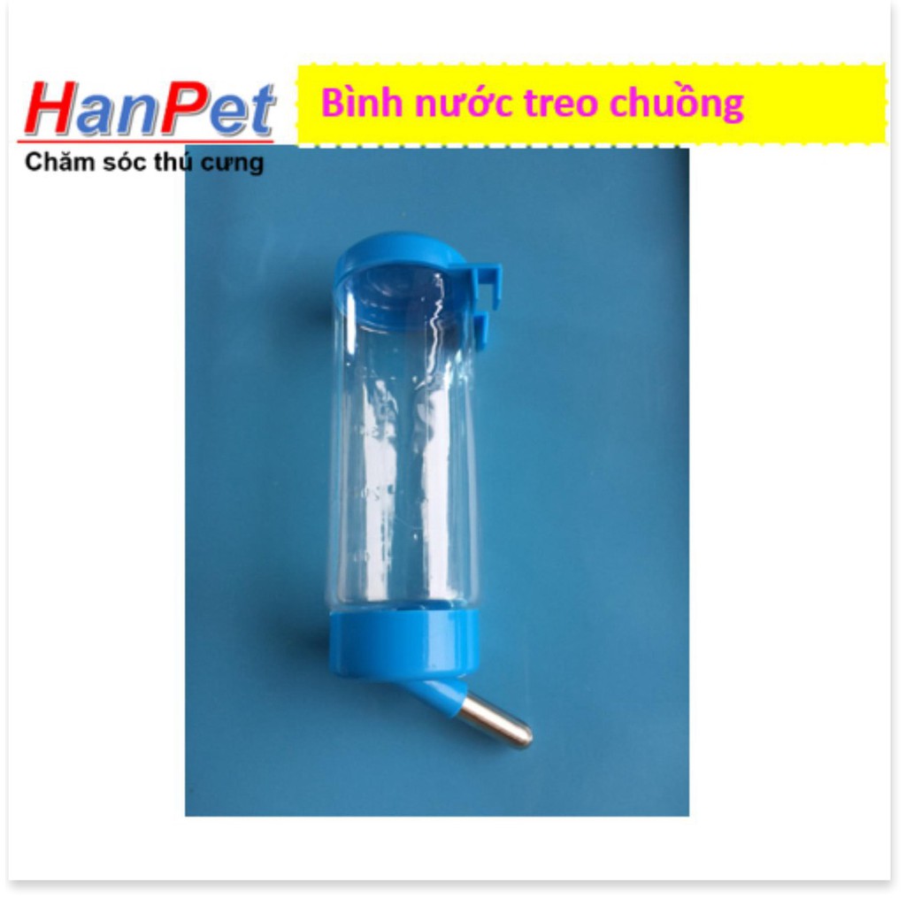 [Mã giảm giá tích lũy] -Bình uống nước tự động treo chuồng thú cưng (size lớn 500ml) hanpet 380