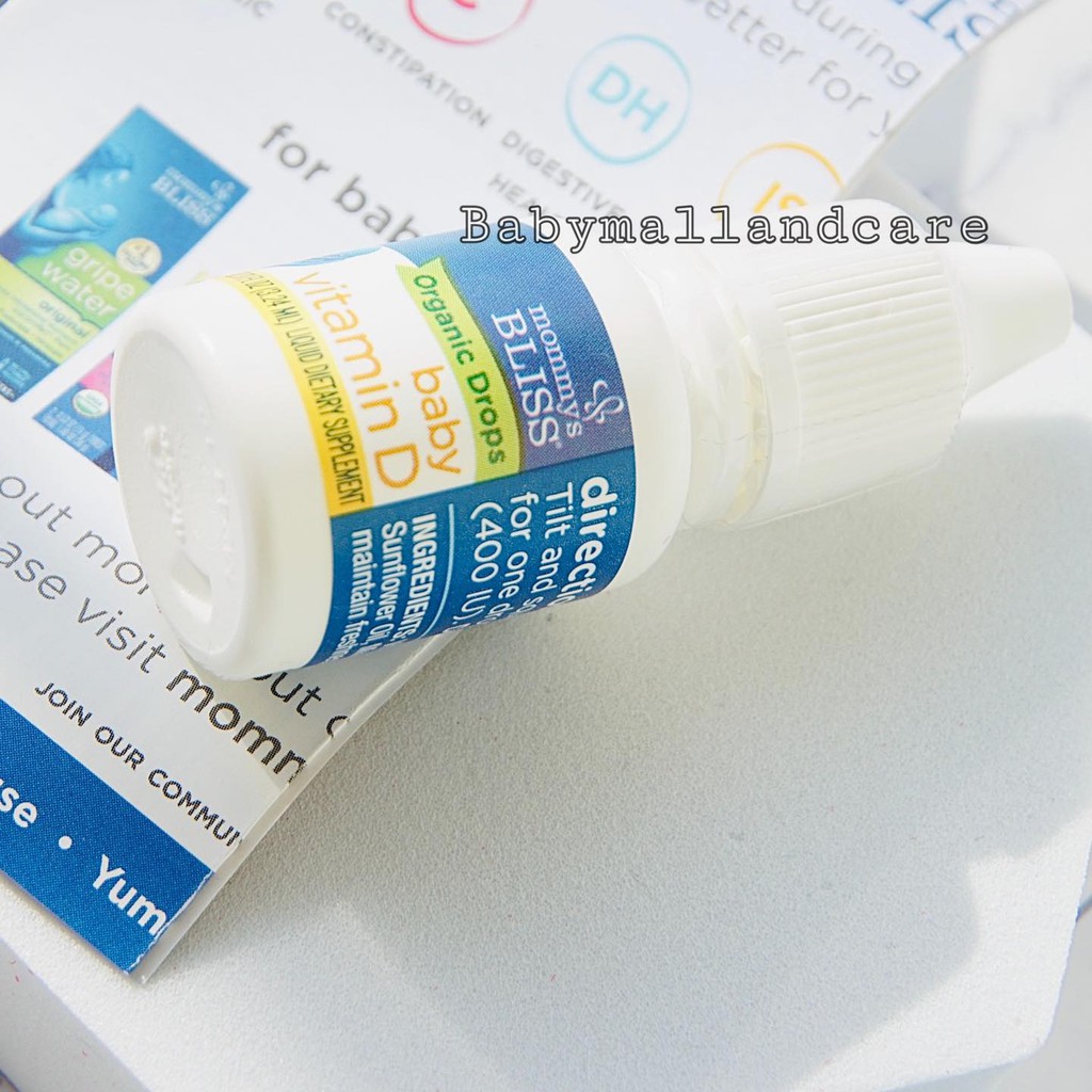 VITAMIN D ORGANICS BABY CHO BÉ SƠ SINH | Thế Giới Skin Care