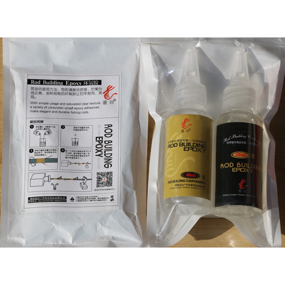 Set 2 keo AB trong suốt chuyên dùng cho dán cần câu cá