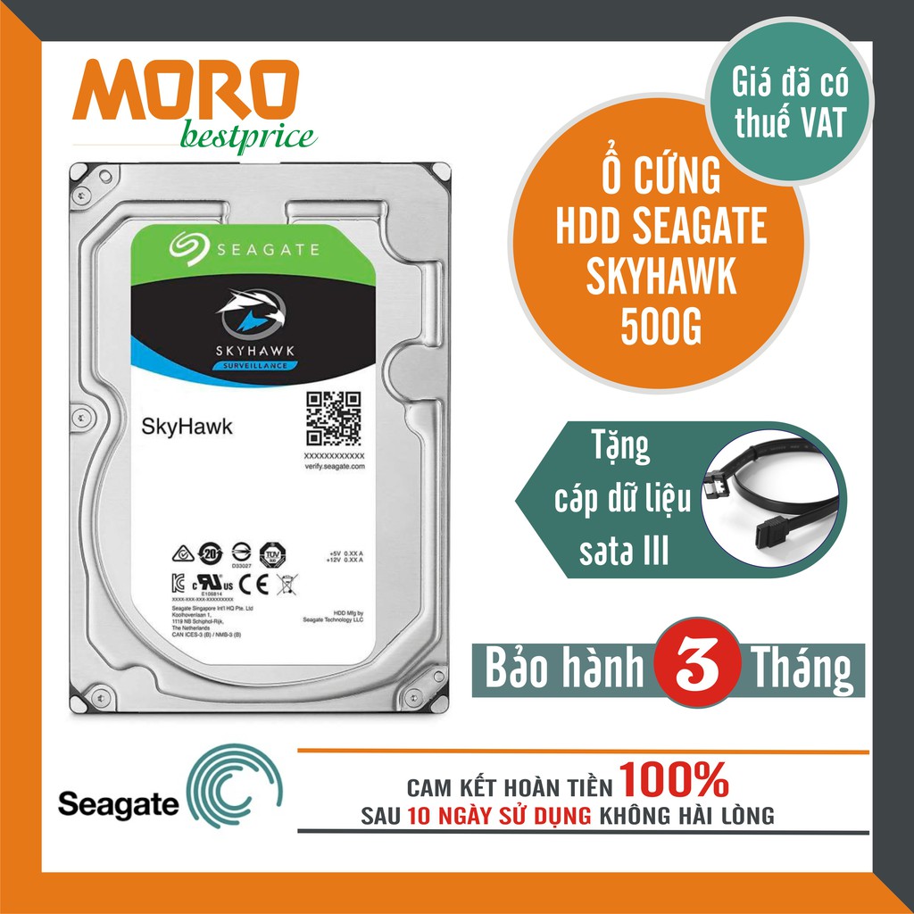 Ổ cứng PC,CAMERA 250GB - 500GB - Seagate-Wertern -- mới 99% - Bảo hành 3 tháng!