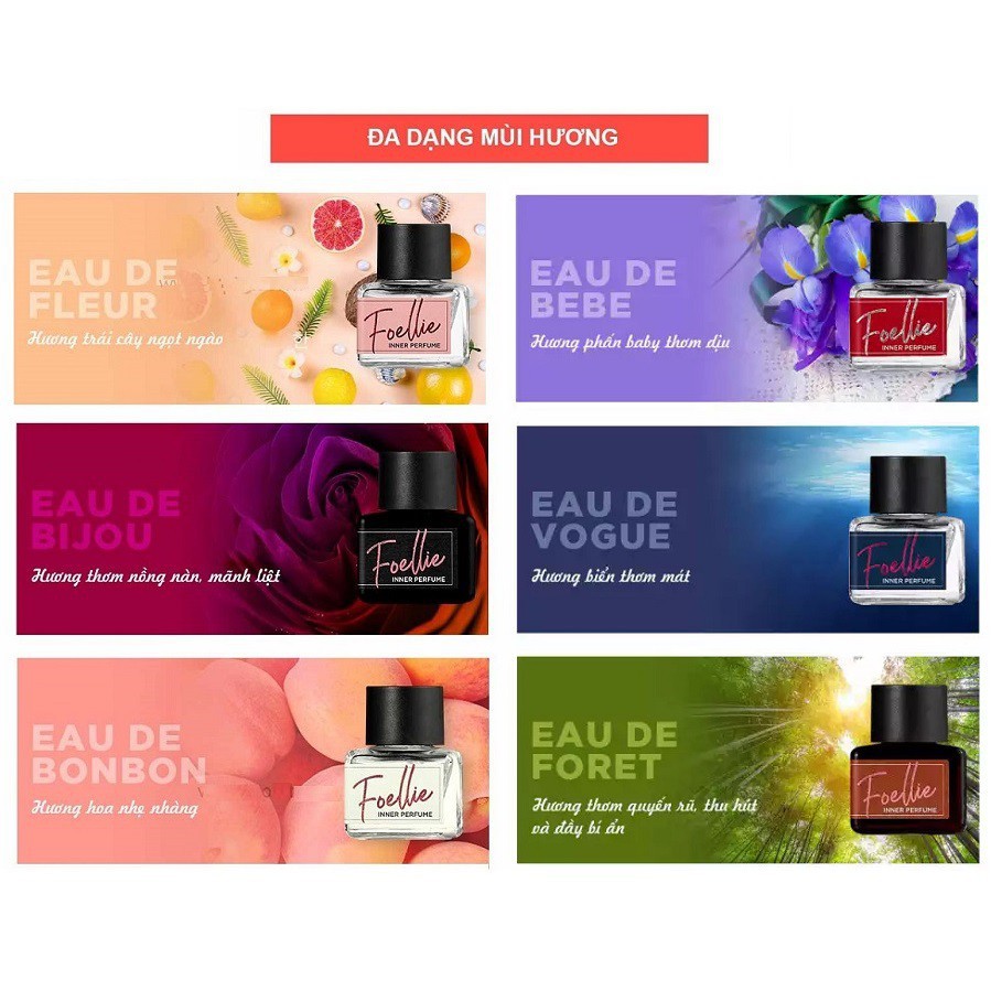 Nước Hoa Vùng Kín Foellie Inner Perfume (5ml) [CÓ CHE TÊN KÍN ĐÁO] | Shopee  Việt Nam