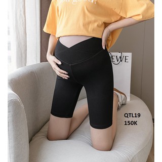 Quần thun bầu trên gối sành điệu QTL19