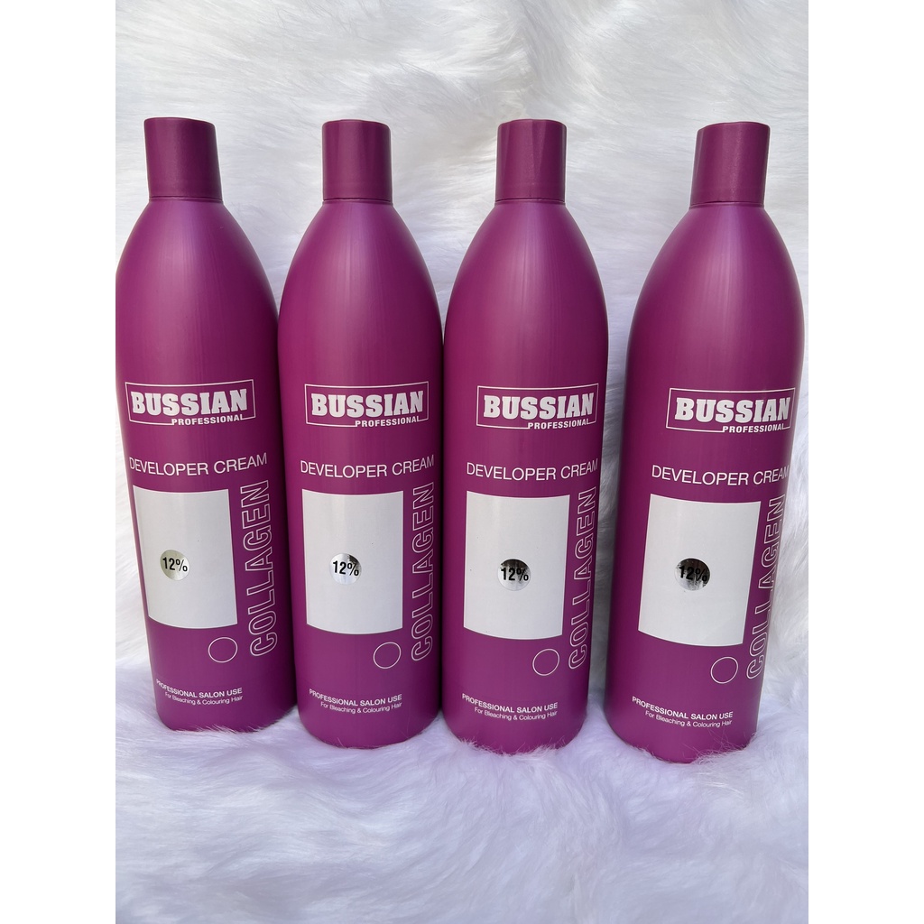 Oxy Nhuộm Tóc, Trợ Nhuộm Bussian Chính Hãng 12% - Hương Trái Cây - Không rát da đầu - 1000ml