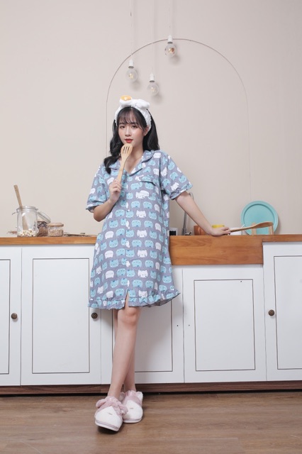 Váy ngủ pijama loại 1 siêu cute