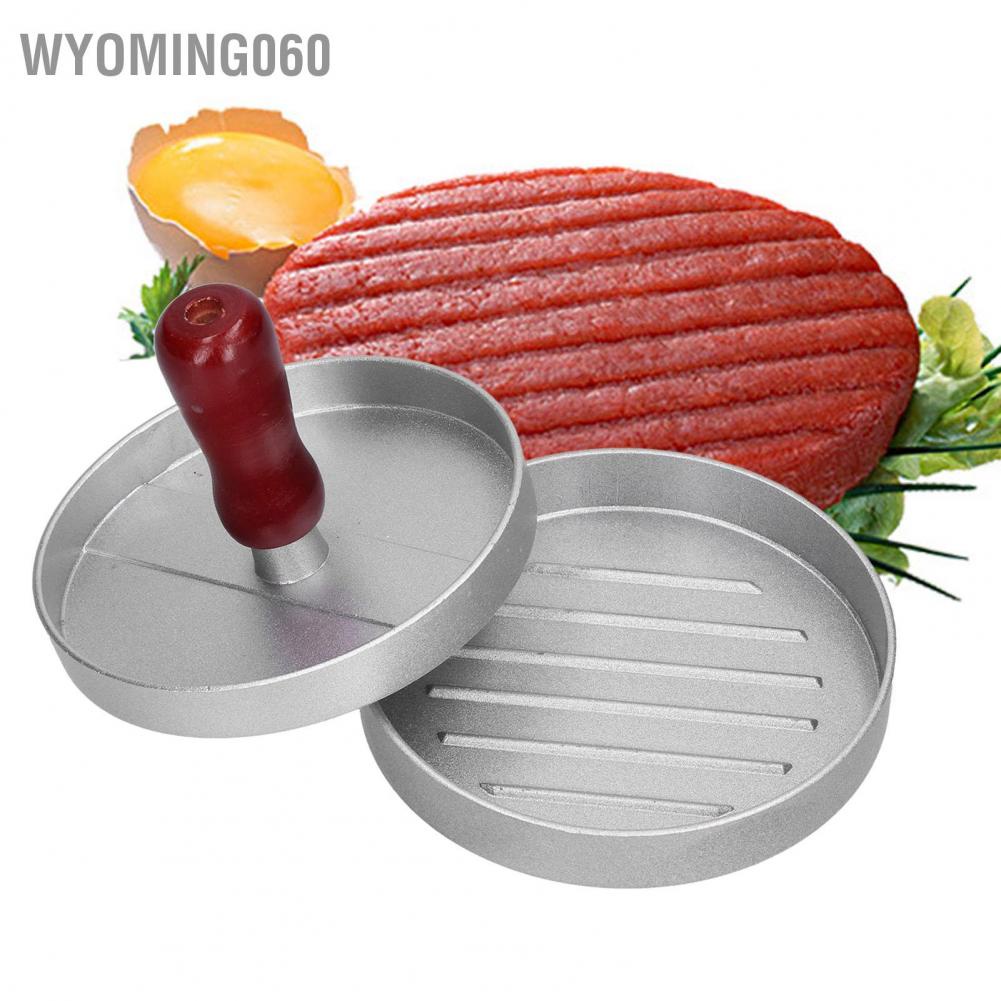 [Hàng Sẵn] Máy ép bánh hamburger bằng hợp kim nhôm, máy ép bánh thịt, bánh đậu phụ, cơm nắm, máy ép phun sơn, thịt hamburger【Wyoming060】