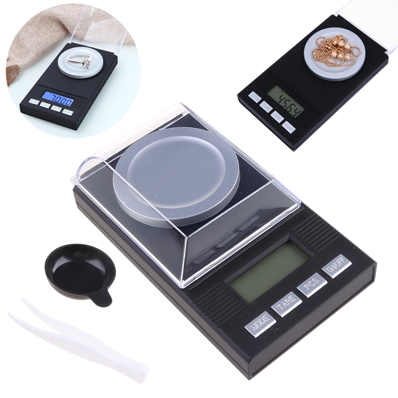 Cân điện tử mini bỏ túi 20g/0.001g màn hình LCD