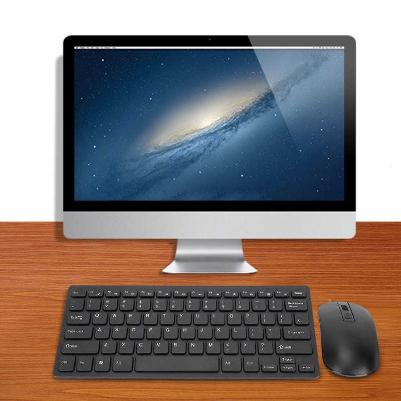 Bàn Phím + Chuột Không Dây 2.4g Siêu Mỏng Cho Windows Laptop