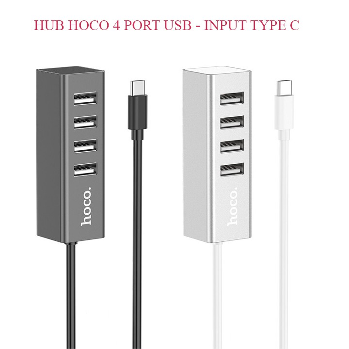 HUB USB Type C 4 cổng Hoco HB1 2.0 Chính Hãng