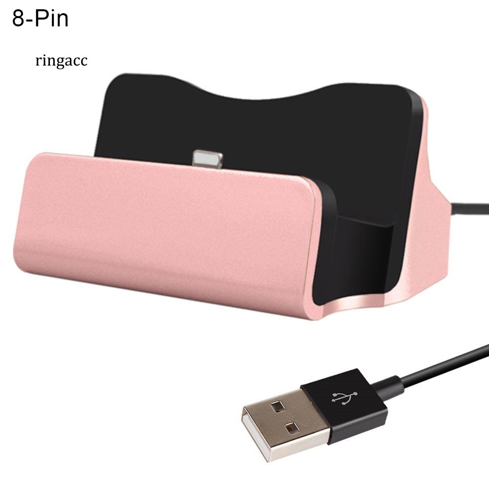 Đế Sạc Để Bàn Micro Usb Type C Cho Iphone Android