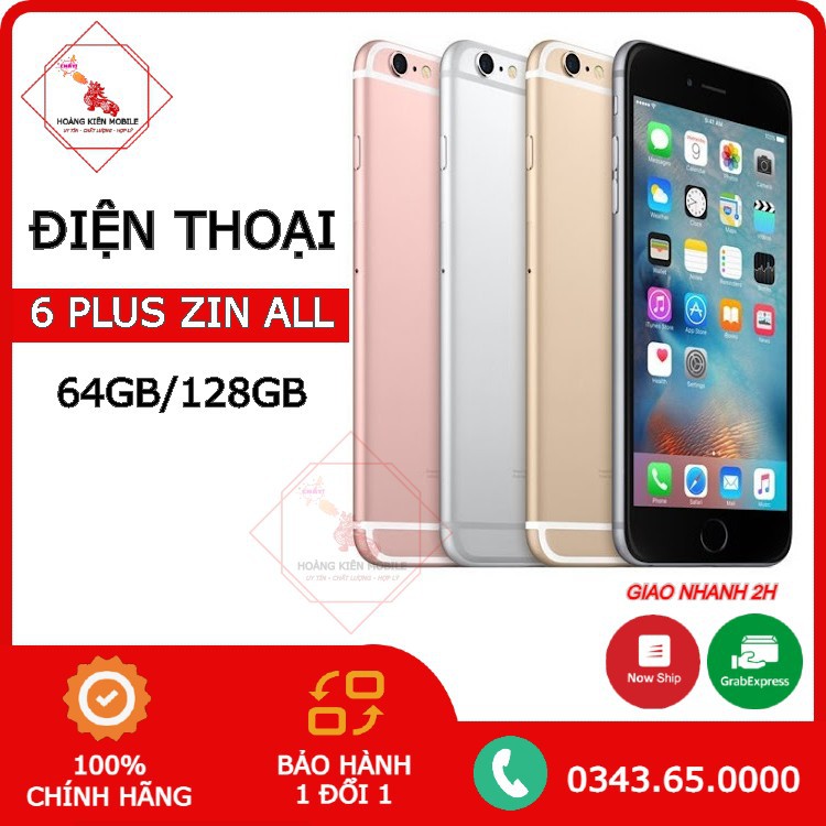 Điện thoại 6 Plus quốc tế 64GB/128GB zin all HOÀNG KIÊN MOBILE