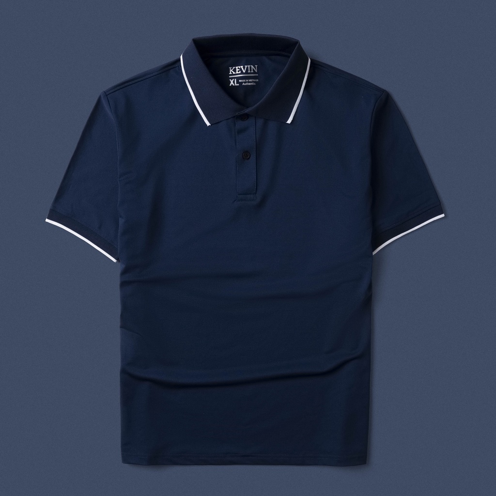 Áo thun nam Polo Kevin vải cá sấu viền cổ | BigBuy360 - bigbuy360.vn