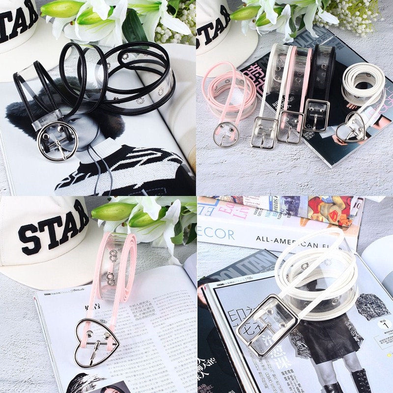 Thắt Lưng Nữ Trong Suốt Thiết Kế Đơn Giản