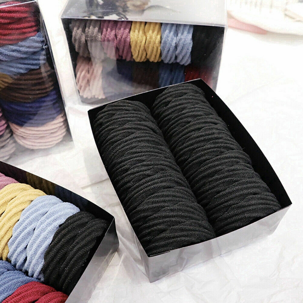 Set 20 Dây Cột Tóc Co Giãn Nhiều Màu Cho Nữ