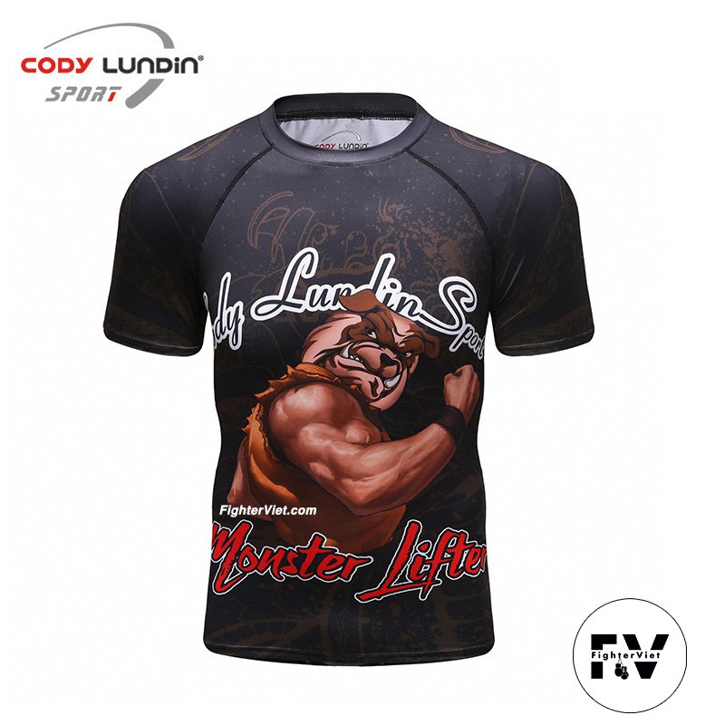 Áo MMA, Jiu-Jitsu, Muay Thái - Áo thun lạnh dài tay co dãn Cody Lundin Sport