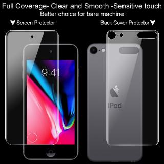 Bộ 2 miếng dán màn hình và mặt sau bảo vệ cho Apple Ipod Touch 6