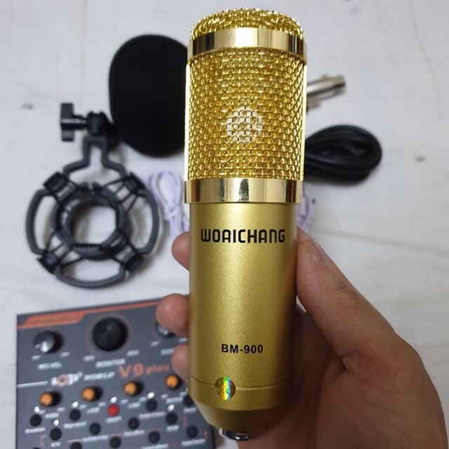 Micro karaoke thu âm BM900 hát cực hay giá tốt nhất