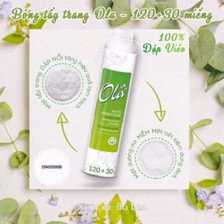Bông tẩy Trang Ola 150 miếng Hàng nhập Khẩu Ba Lan