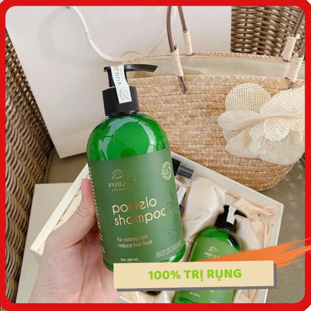 [100% GIẢM RỤNG] Dầu Gội Bưởi Thiên Nhiên Pomelo Shampoo giúp giảm rụng tóc mức độ nhiều, cải thiên mái tóc dài và dày