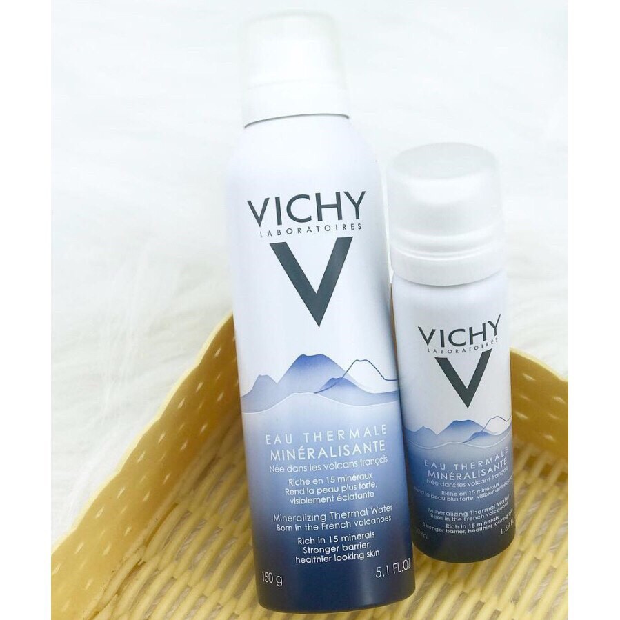 Xịt khoáng vichy [𝐂𝐀𝐌 𝐊𝐄̂́𝐓 𝐂𝐇𝐈́𝐍𝐇 𝐇𝐀̃𝐍𝐆] Xịt khoáng dưỡng da Vichy Mineralizing thermal water