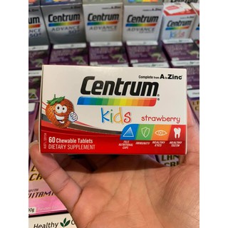 Viên Centrum Kids Strawberry 60 viên tổng hợp