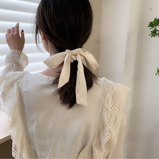 Dây Cột Tóc Vải Lụa Đính Nơ Xinh Xắn Cho Nữ