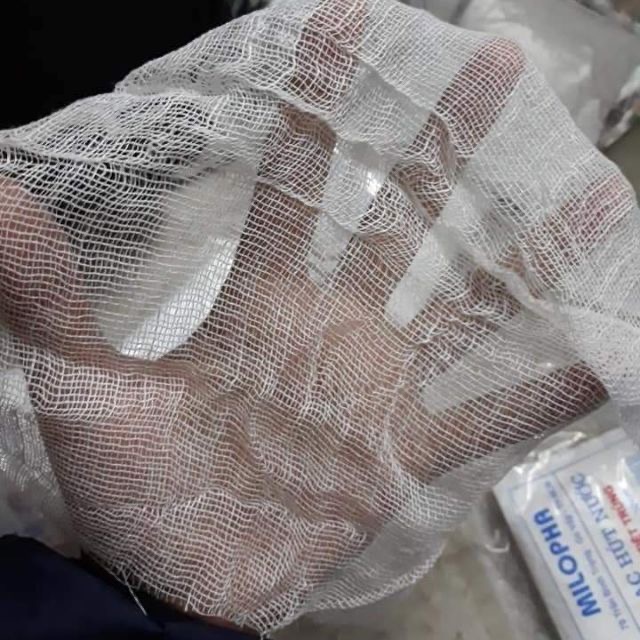 10 gói gạc đắp mặt nạ tiệt trùng cắt sẵn