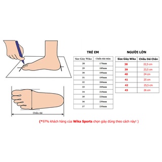 Giày Đá Bóng 3 sọc Wika