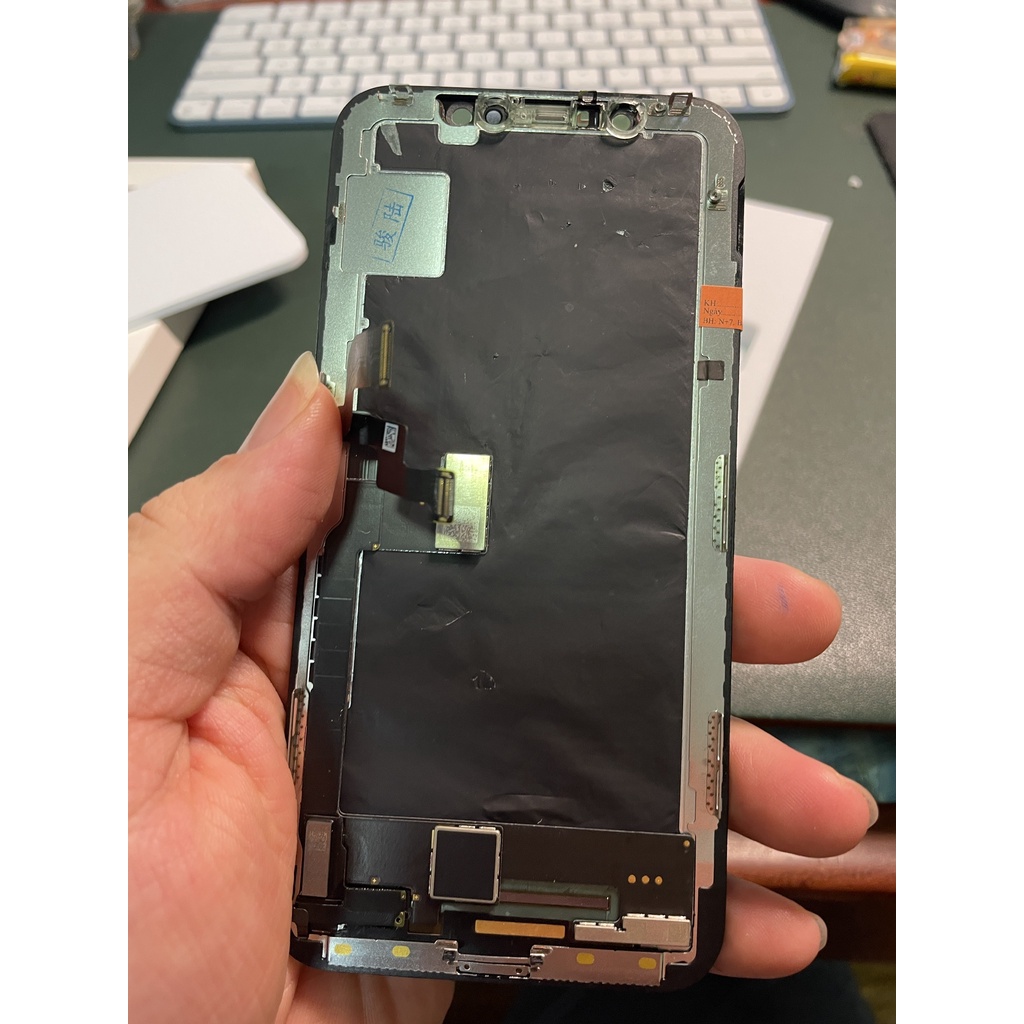 Màn hình thay thế Màn X zin ép kính tặng kèm bộ sửa tự thay thế.