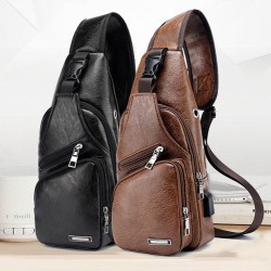 Túi Đeo Chéo Nam Nữ Unisex, Túi Đeo Vai Nam Da Rẻ Style Hàn Quốc Năng Động