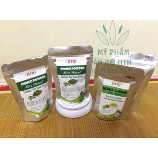 Bột lá nhuộm tóc bạc lá chàm - Indigo powder 100g