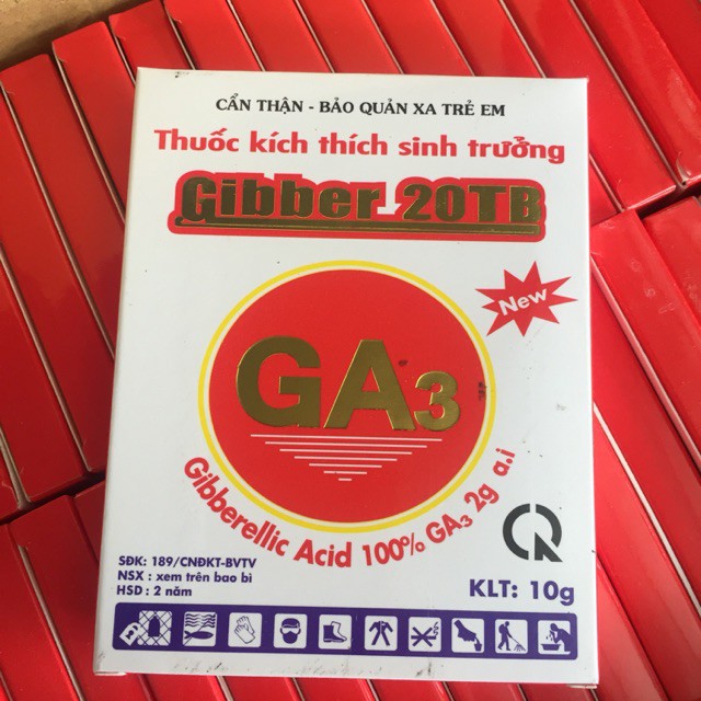 Viên sủi GA3 20TB kích thích sinh trưởng cho cây trồng