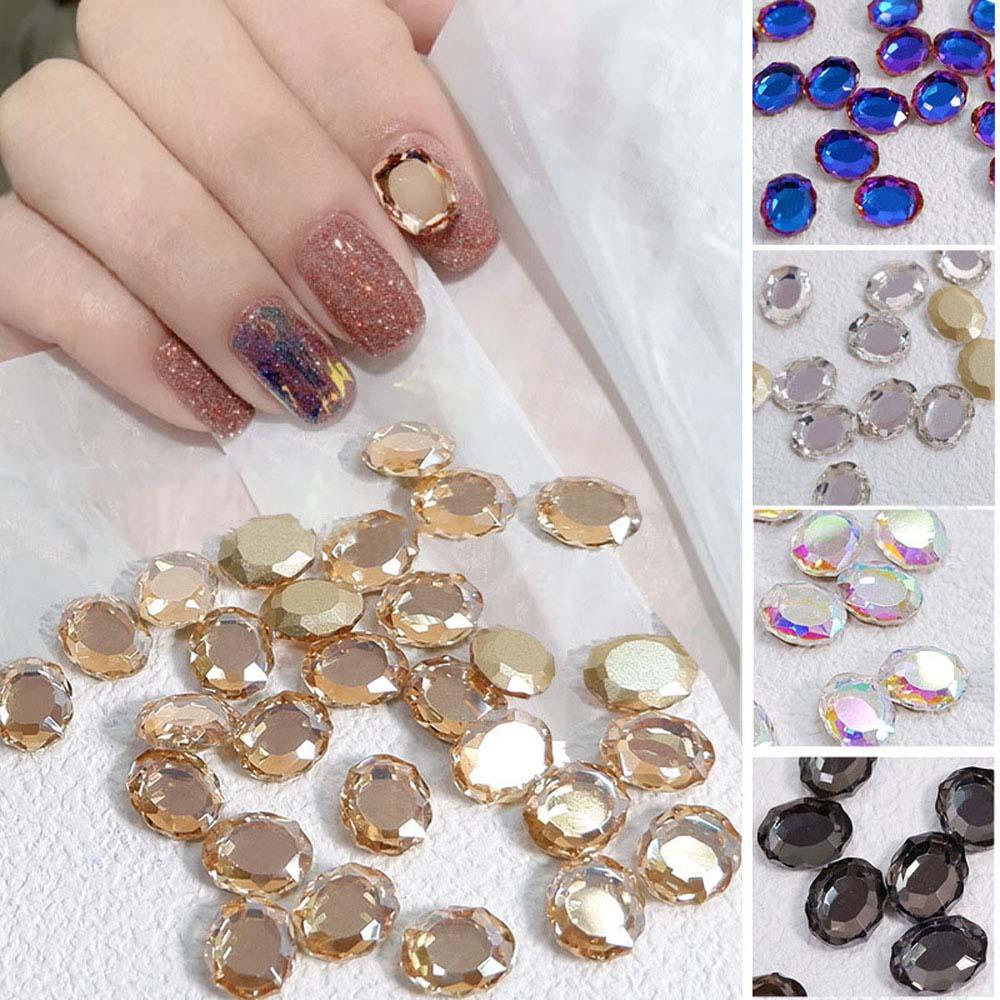 Bộ 10 HạT ĐíNh Trang Trí MóNg HìNh Oval