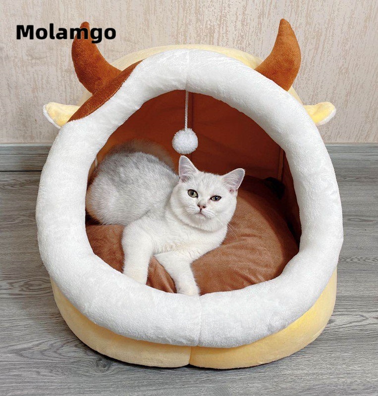 MOLAMGO  Giường ngủ cho thú cưng chó mèo phù hợp 4 mùa tiện dụng