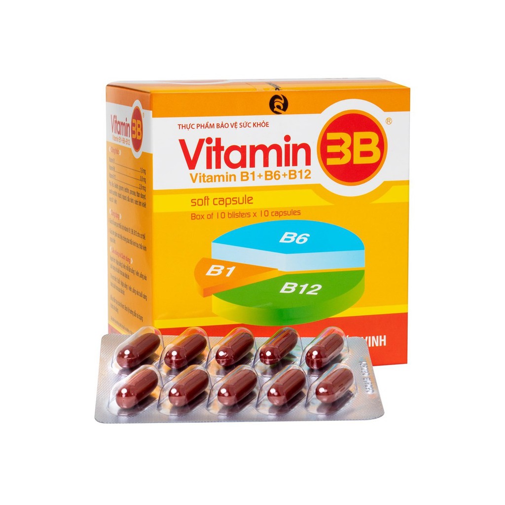 Bồi bổ cơ thể Vitamin 3b hộp 100v phúc vinh