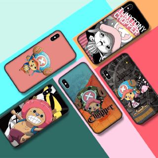 Ốp điện thoại silicone in hình nhân vật Chopper của One Piece cho iPhone 5 5S 6 6S SE 7 8 Plus XS Max