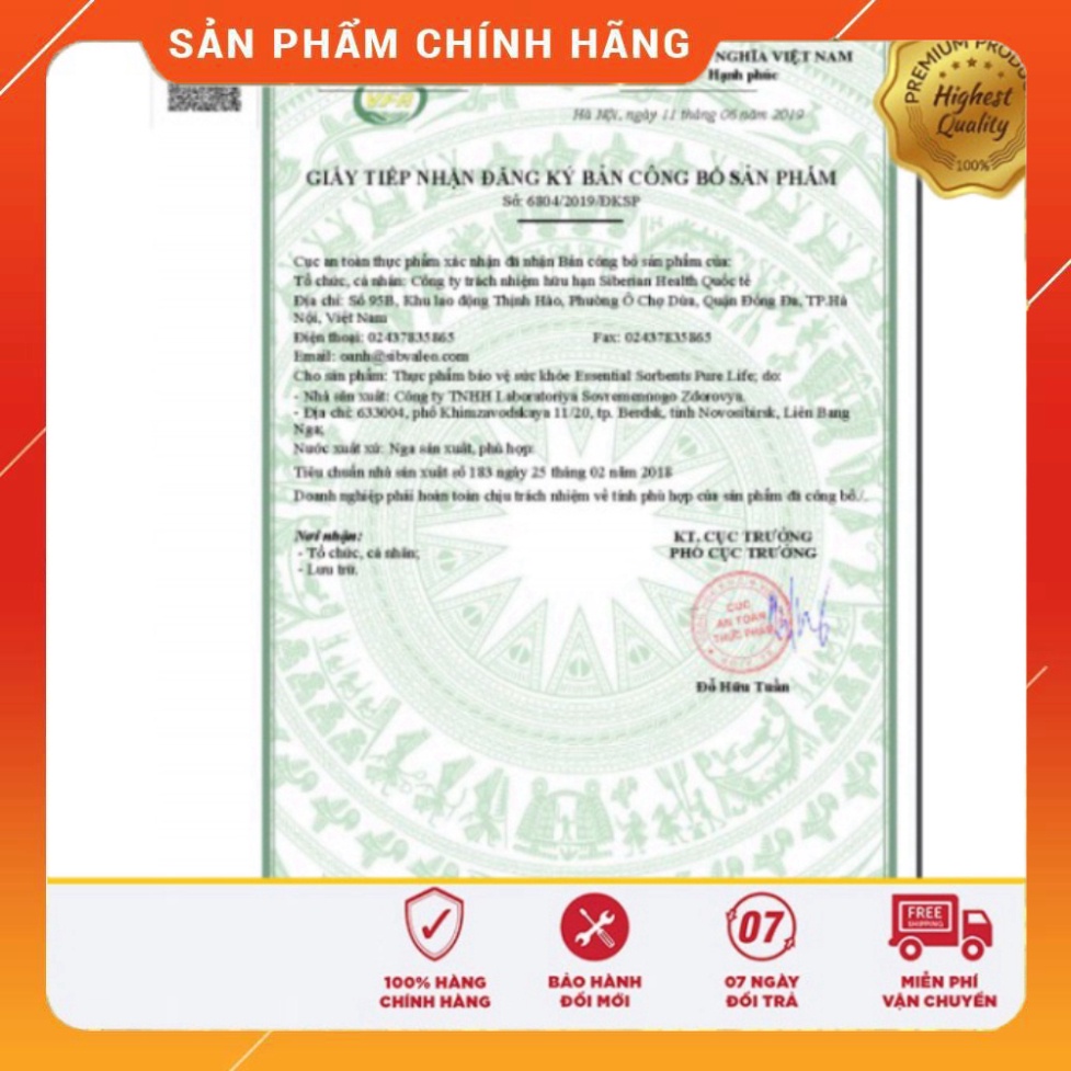 Essential Sorbents Pure Life - Làm sạch cơ bản của cơ thể, bình thường hóa quá trình trao đổi chất
