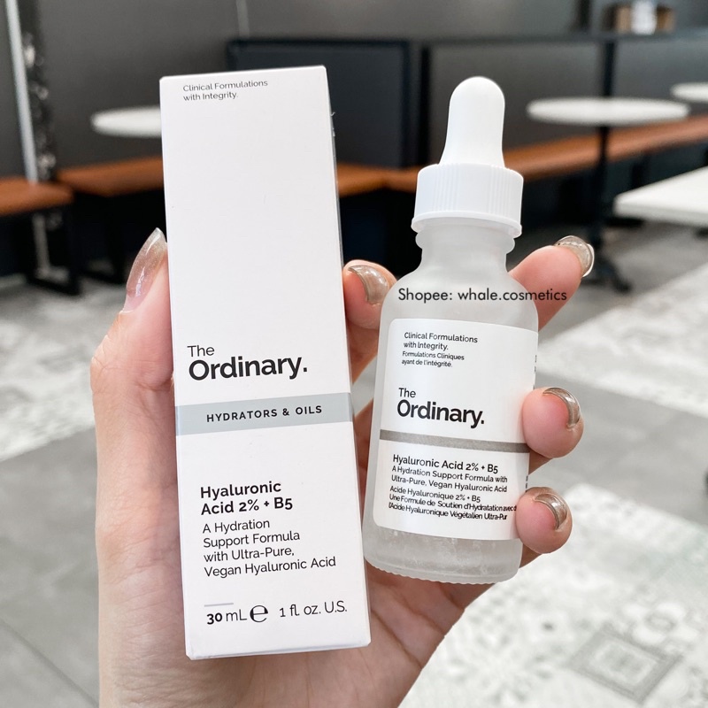 Tinh chất cấp nước, phục hồi da The Ordinary Hyaluronic Acid 2% + B5