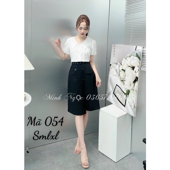 CHÂN VÁY CÔNG SỞ KÈM ĐAI.HÀNG ĐẸP