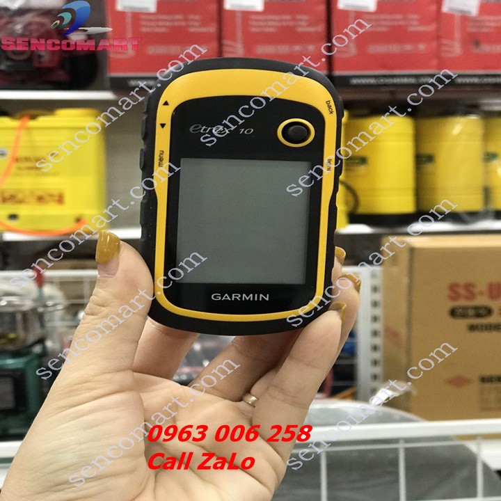 Máy Đo Diện Tích  - Máy Định Vị Cầm Tay GPS Garmin ETrex 10 -  Kích thước: 5.4x10.3x3.3cm.