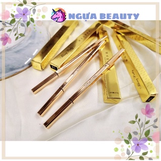 🦄 Chì Kẻ Mày 2 Đầu KHỐI VÀNG MKING PRETTY long lasting eyebrow lâu trôi chì mịn dễ kẻ sỉ rẻ NGỰA BEAUTY