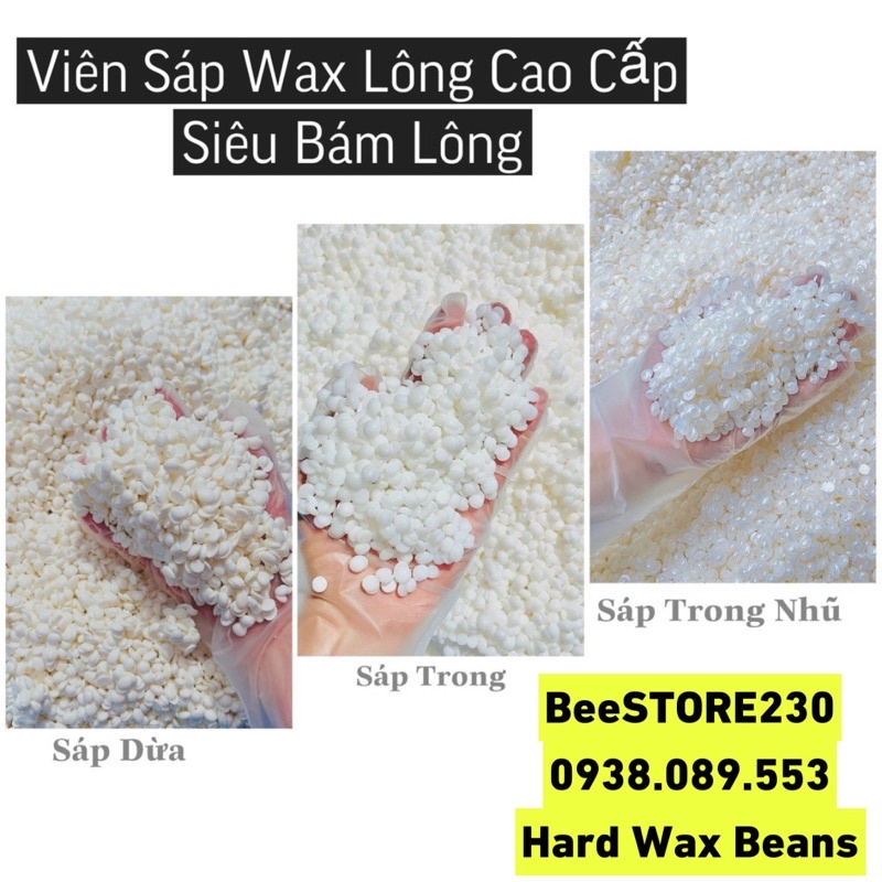 [PERMIUM - TẶNG 5 QUE PHẾT SÁP] Viên Sáp Wax Lông SIÊU BÁM LÔNG Cao Cấp Nhập Khẩu Set 100-200GR