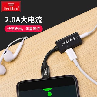 Dây Chuyển 2 in 1 ( cổng Lightning ra 2 cổng Lightning cho bạn vừa nghe nhạc, đàm thoại vừa sạc) Earldom OT32