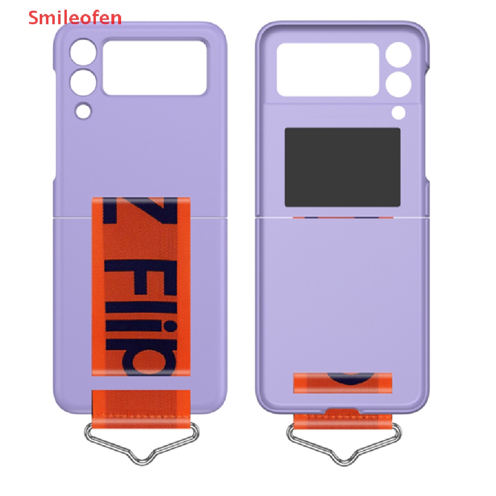 Ốp Điện Thoại PC Cứng Có Dây Đeo Tay Cho Samsung Galaxy Z Flip 3 5G