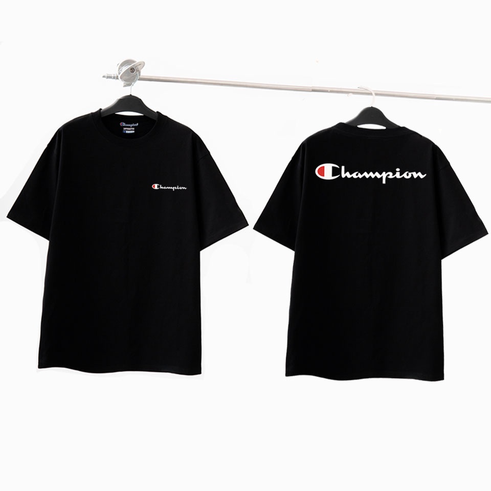 Áo Thun CHAMPION Tay lỡ Áo Phông Nam Nữ CHAMPION Form Rộng