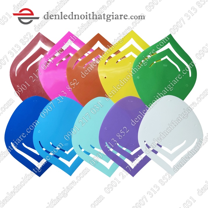 Combo 5 Đèn Lồng Nhựa Hoa Sen 30cm treo trang trí chùa, đền thờ