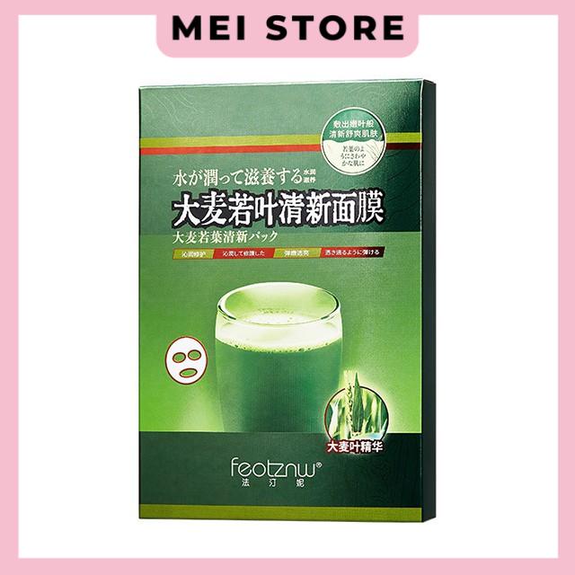 Mặt Nạ Feotznw Chiết Xuất Lá Xanh Lúa Mạch Cấp Nước Dịu Da