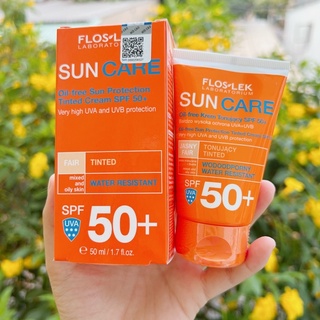 [Date 05/2024] Floslek Kem Chống Nắng Bảo Vệ Da Oil Free Sun Protection Tinted Cream SPF50+ 50ml