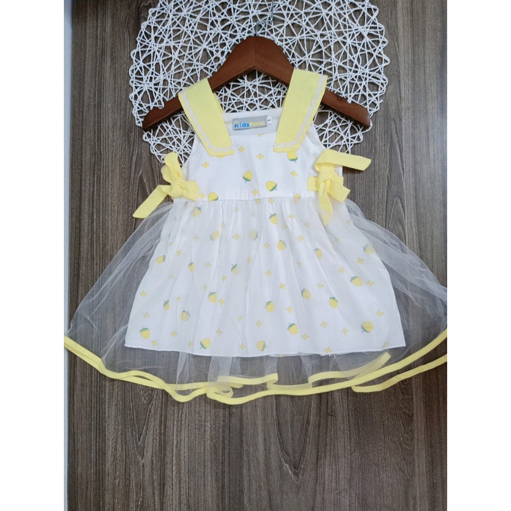 Đầm đuỗi giọt nước vải nhập cho bé đây ạ