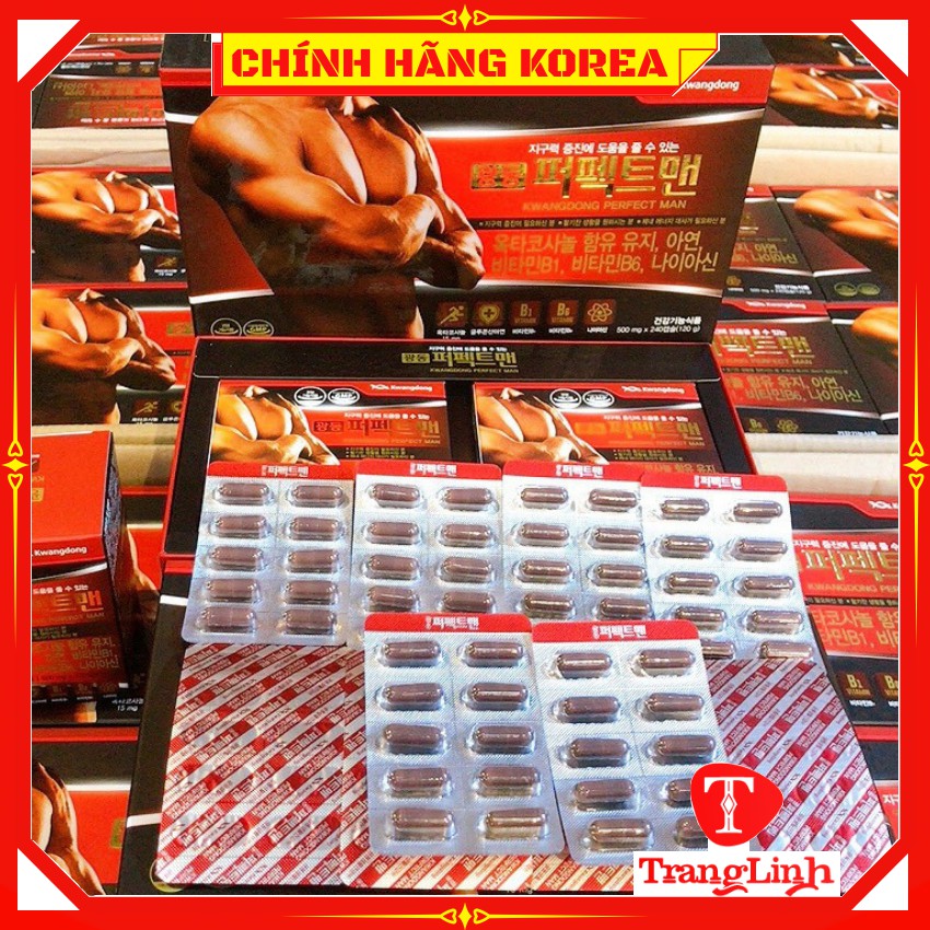 Viên tăng lực nam Kwangdong hàn quốc, hộp 240 viên - tranglinhkorea